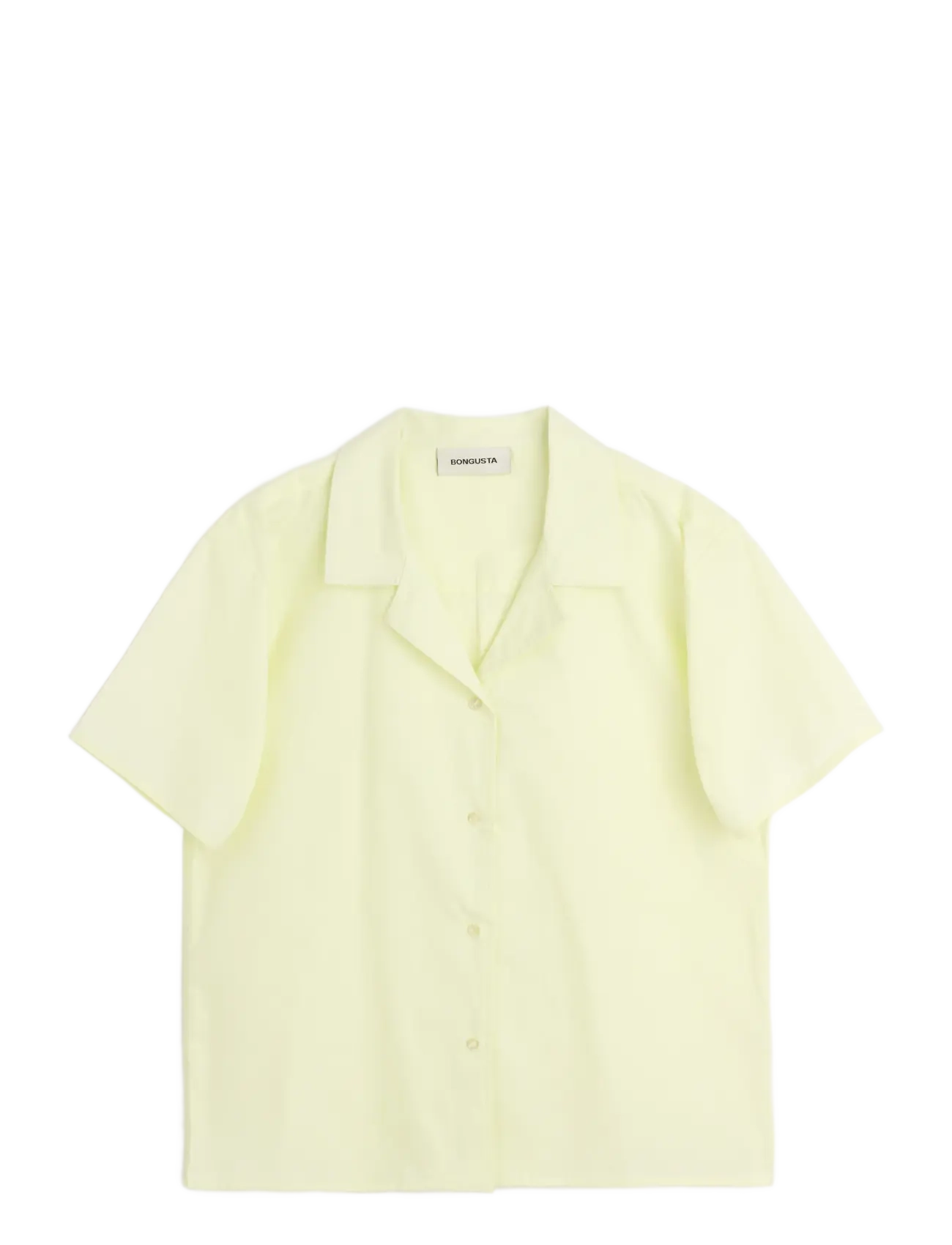 Bongusta - Sahej Short Sleeve Shirt - short-sleeved shirts - lemon sorbet - 1