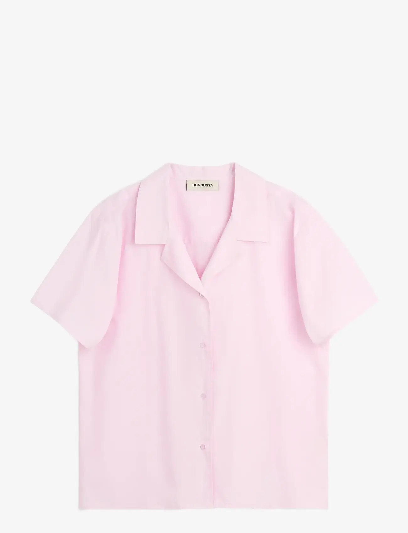 Bongusta - Sahej Short Sleeve Shirt - kurzärmlige hemden - lilac snow - 1