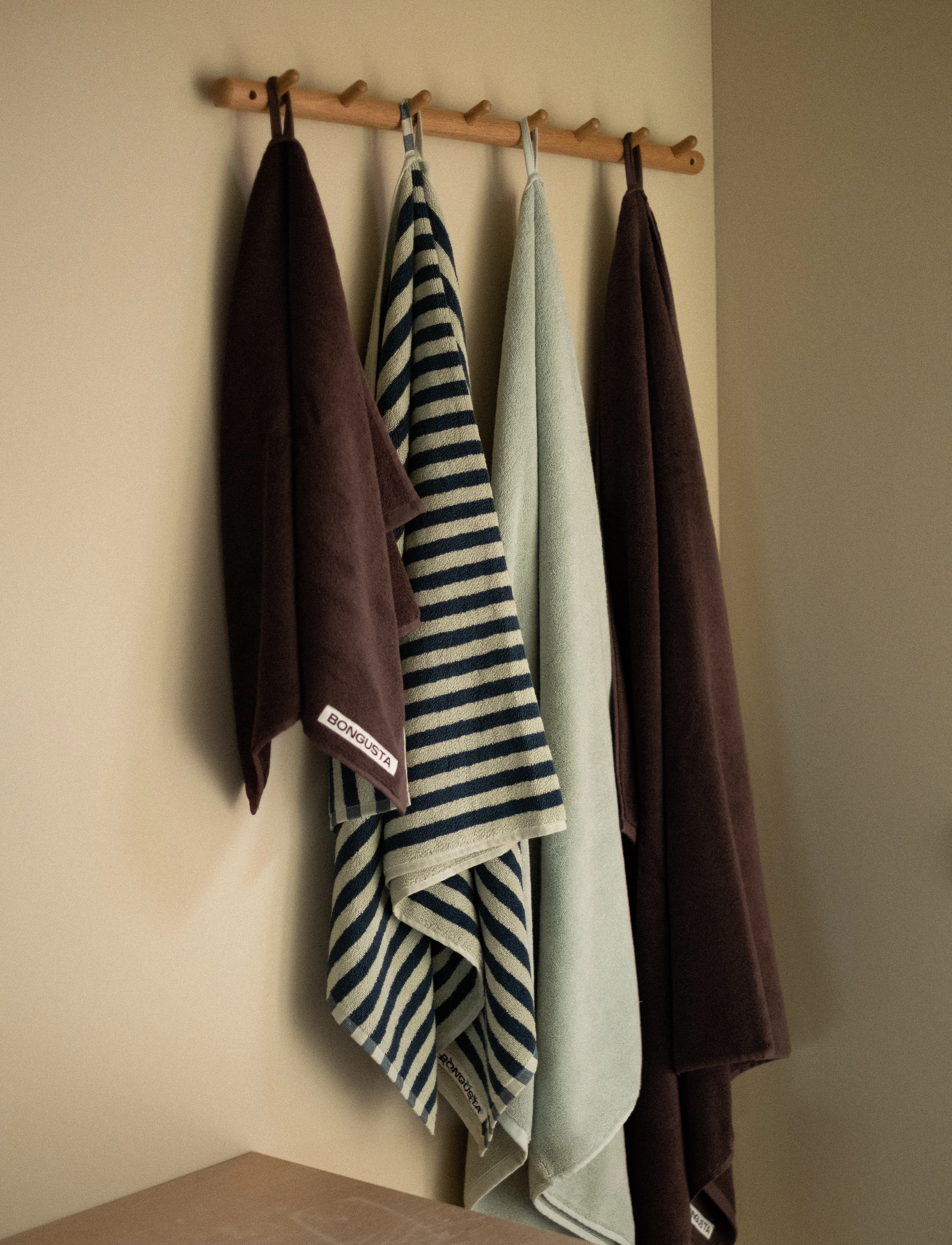 Bongusta - Naram Hand Towels - köp efter pris - coffee - 5