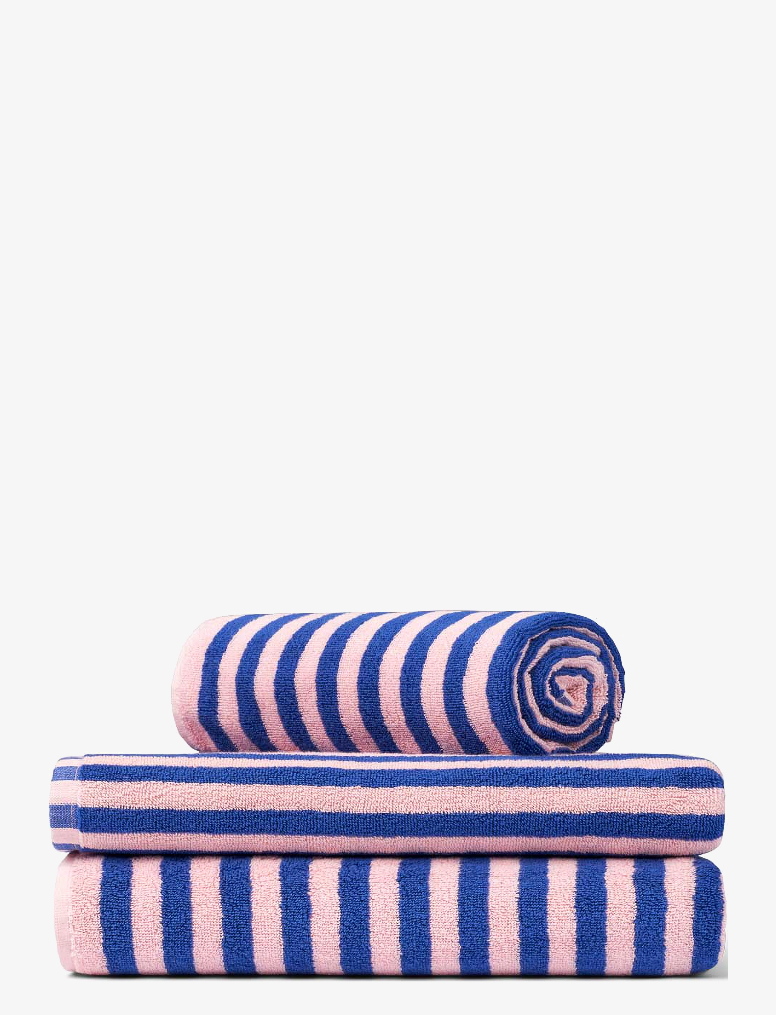 Bongusta Naram Hand Towels - Handdukar - DAZZLING BLUE & ROSE / blue