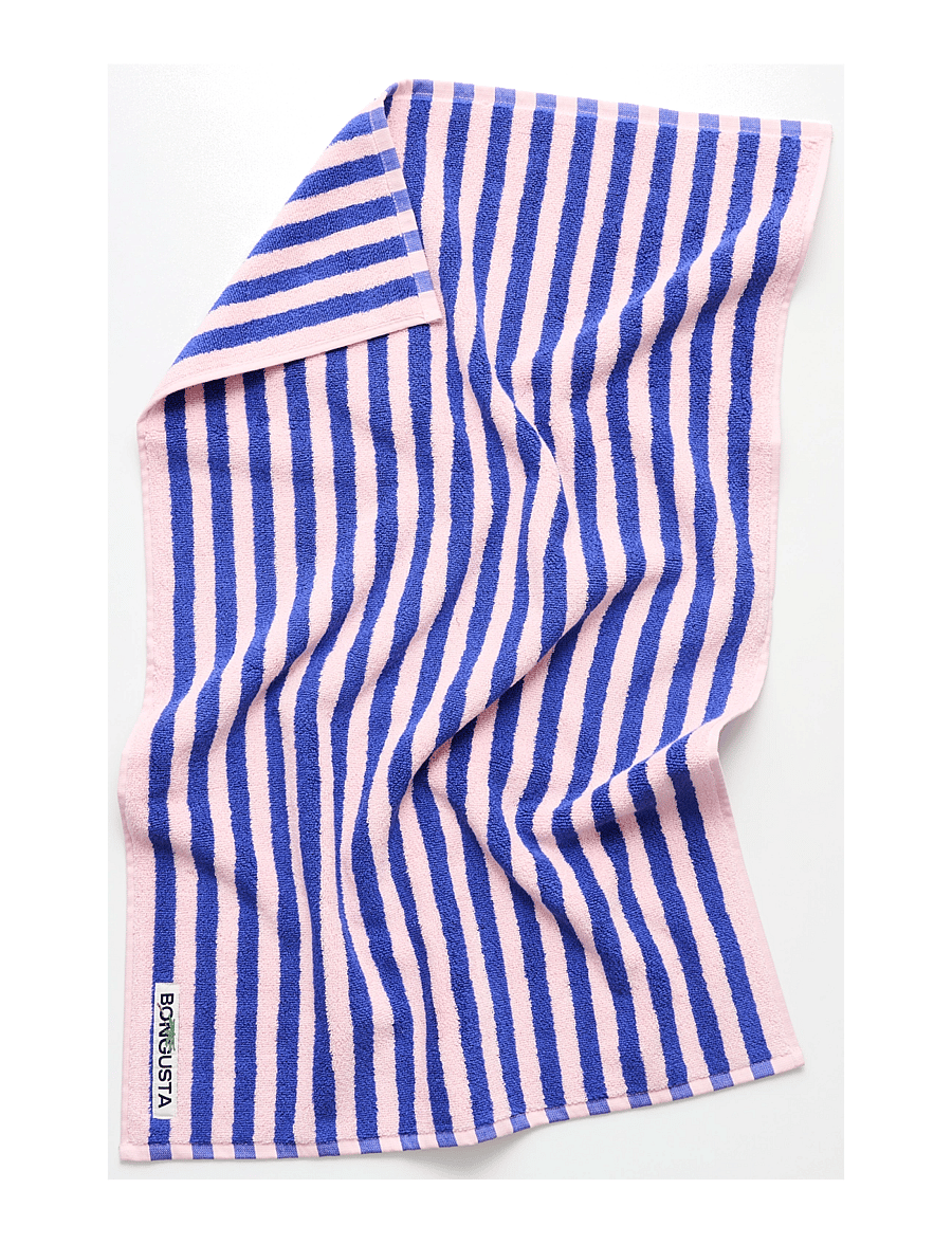Bongusta - Naram Hand Towels - handtücher & badetücher - dazzling blue & rose - 1