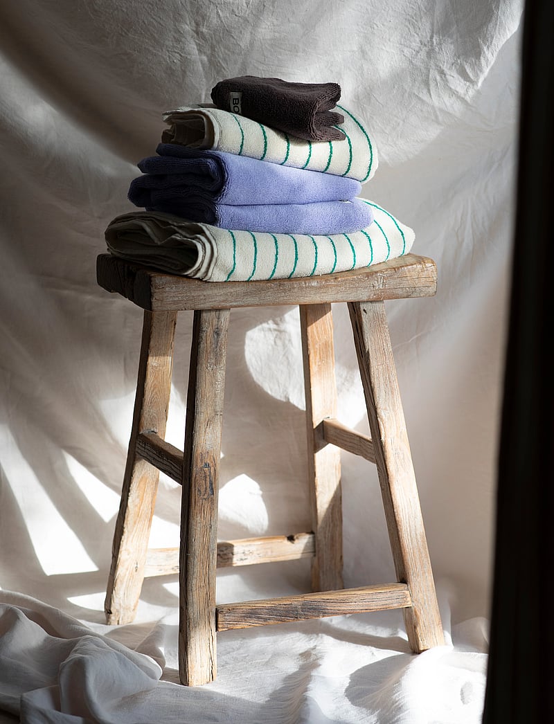 Bongusta - Naram Hand Towels - handtücher - pure white & grass - 2