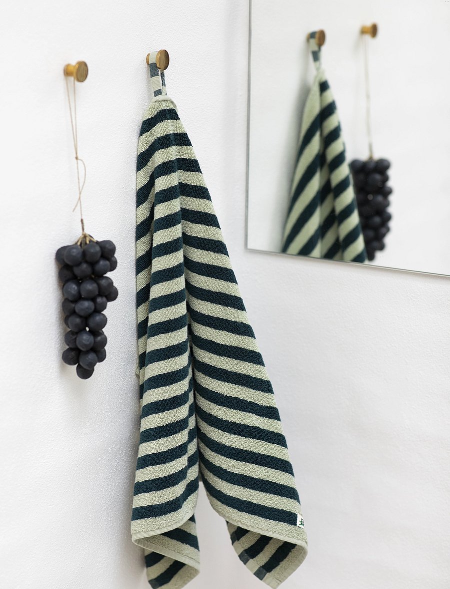 Bongusta - Naram Hand Towels - nach preis einkaufen - sea foam and deep teal - 2