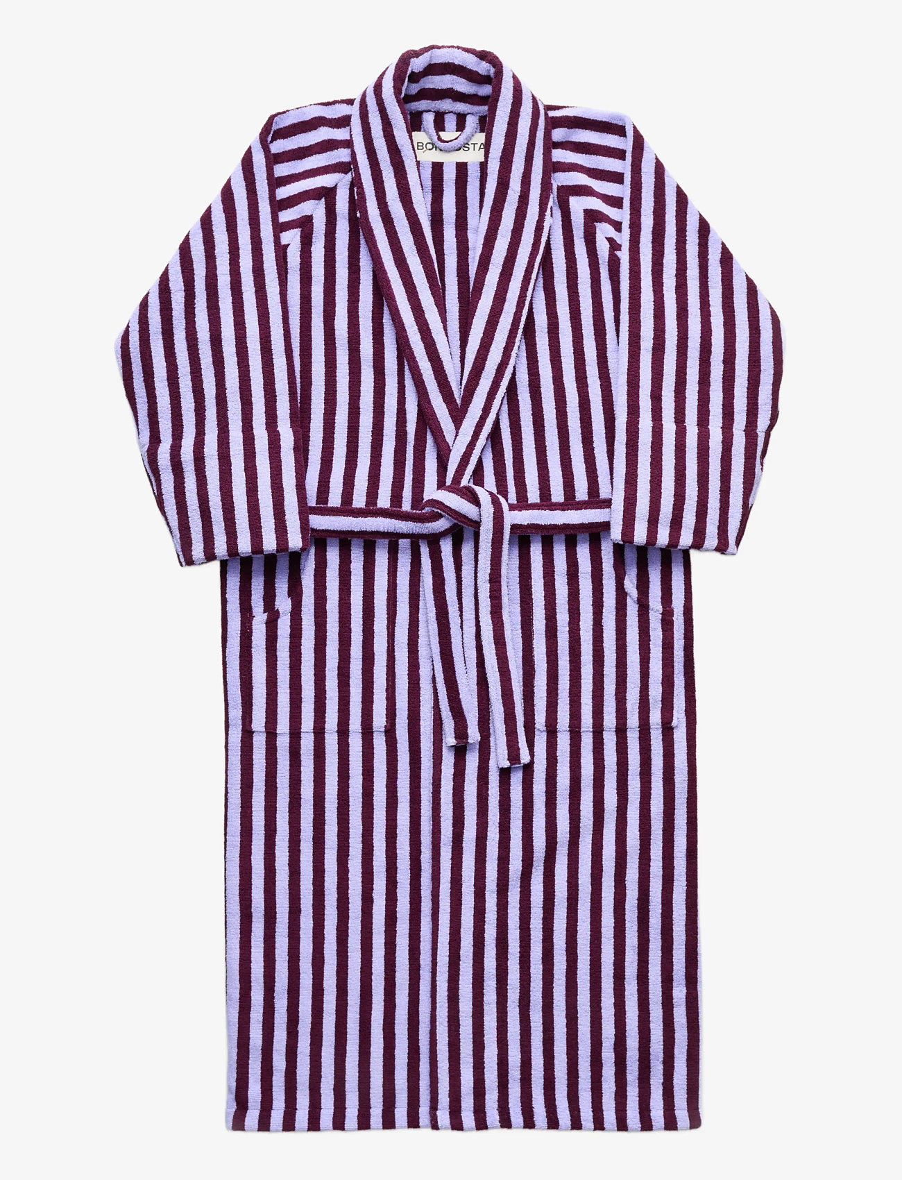 Bongusta - Naram Bathrobe - wine & lavender blue - igapäevane stiil - wine & lavender blue - 1