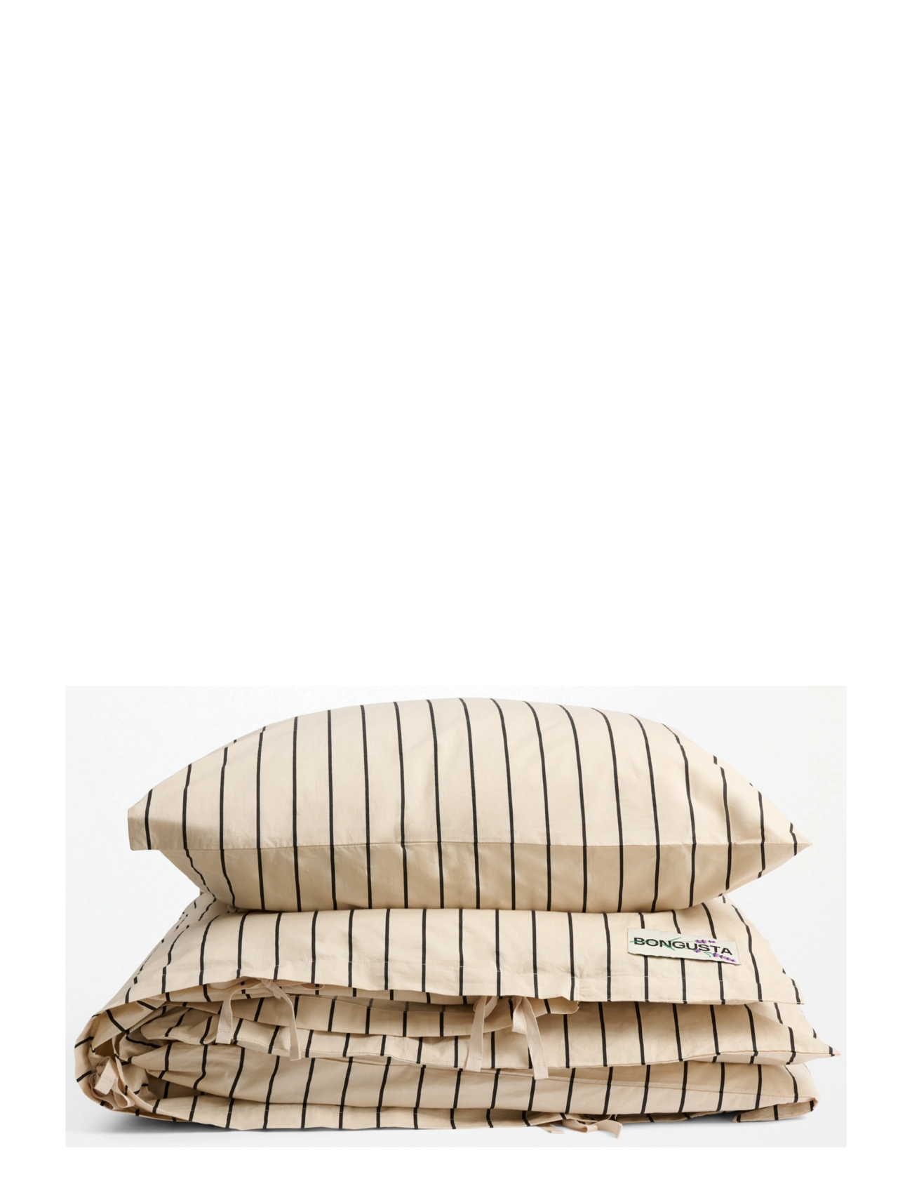 Bongusta Percale Bed Linen Set - View all - CREME & INK / cream