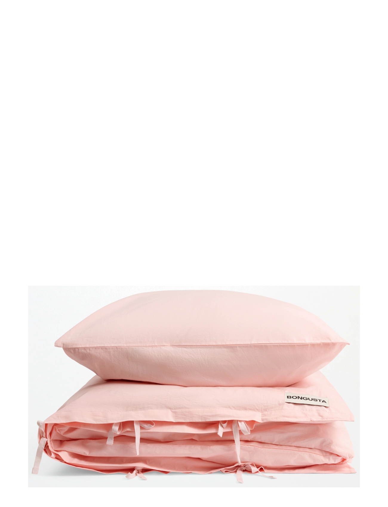 Bongusta Percale Bed Linen Set, Bed Sæt, Lyserød, Str: 140X200;80X80CM