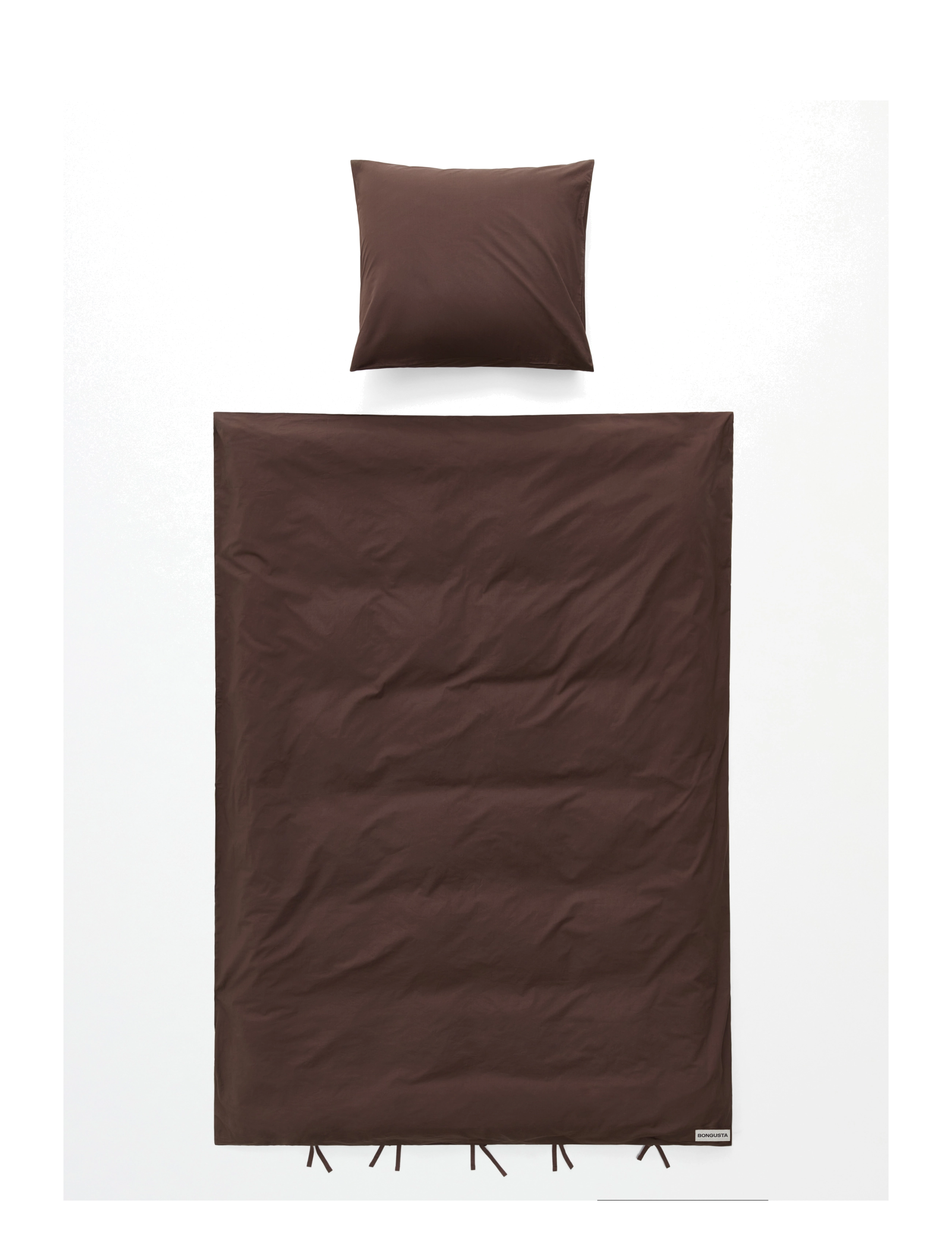 Bongusta - Percale Bed Linen Set - coffee - 2