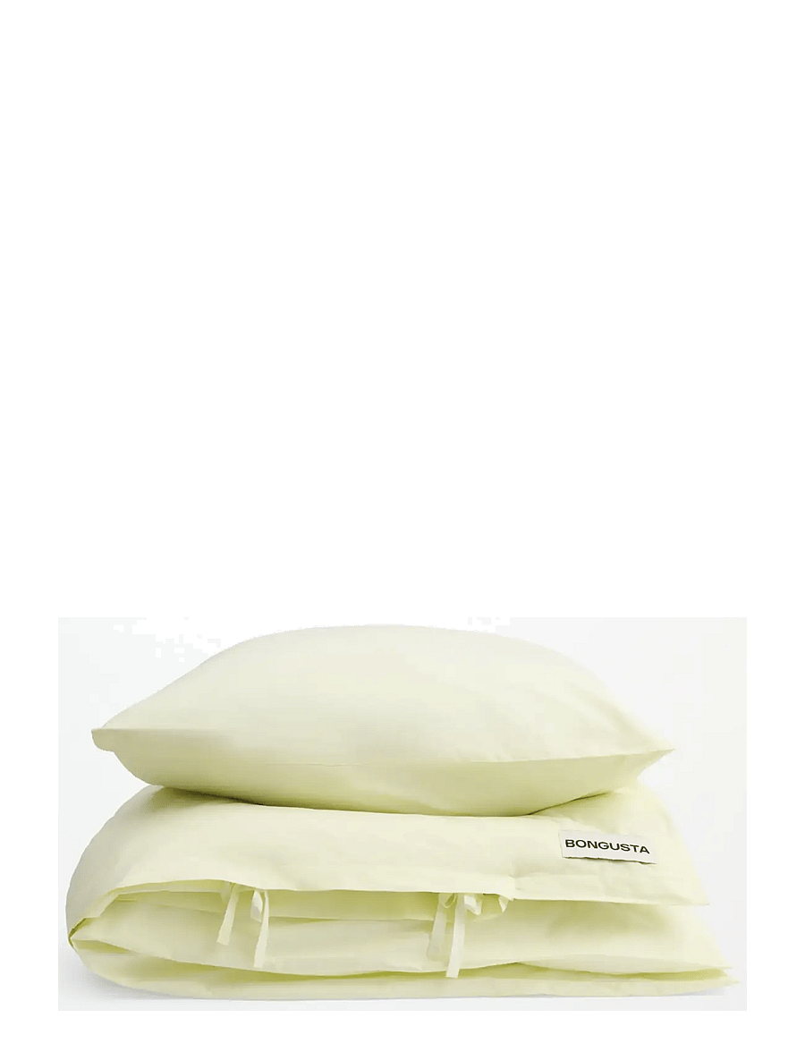 Bongusta - Percale Bed Linen Set - osta hinna alusel - lemon sorbet - 0