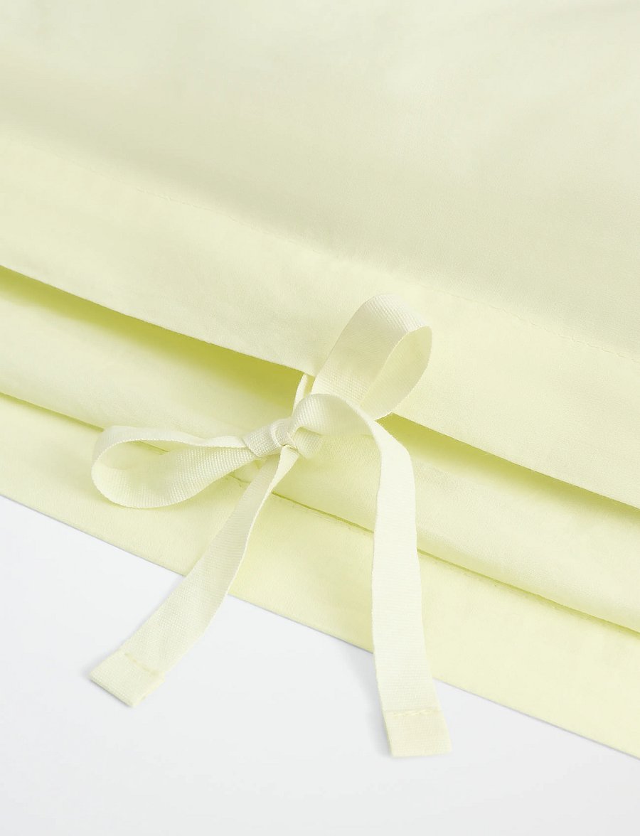 Bongusta - Percale Bed Linen Set - osta hinna alusel - lemon sorbet - 2