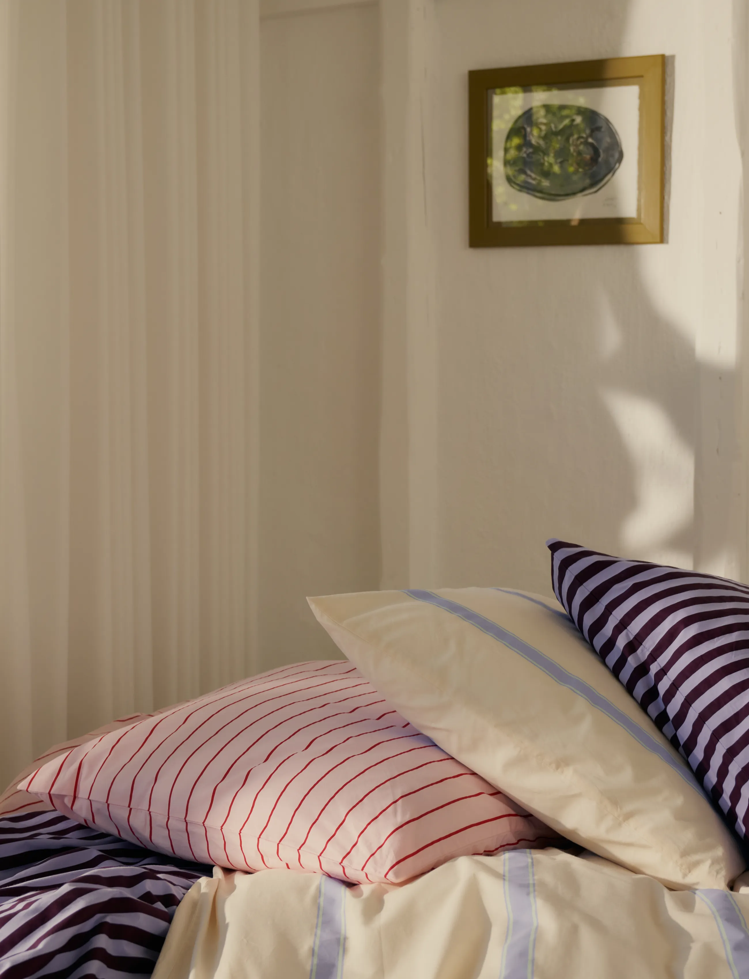 Bongusta - Percale Pillow Case - baby pink & ski patrol - 2