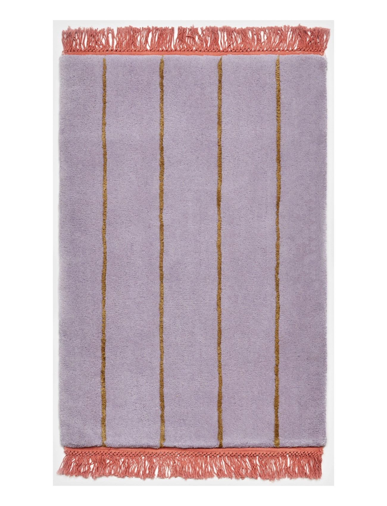 Bongusta Pinstripe Rug 60 x 90 cm - Wollteppiche - IRIS & BISTRE / purple