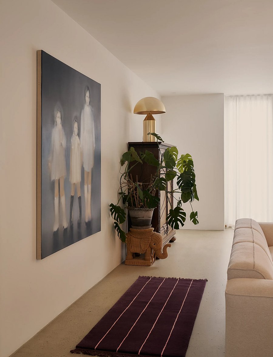 Bongusta - Pinstripe Rug 90 x 160 cm - villased vaibad - wine & pink - 0