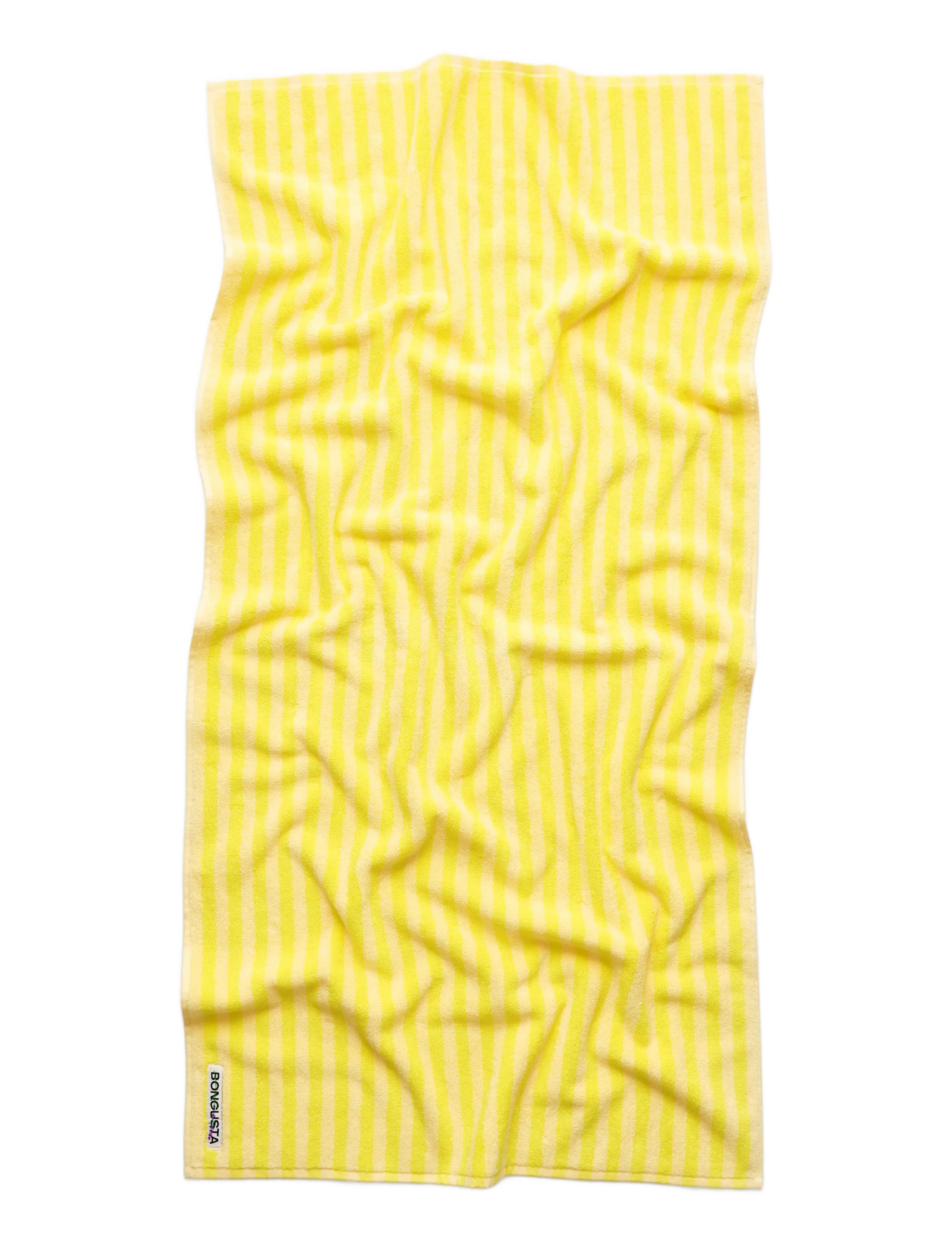 Bongusta Naram Bath Towels, Bath Håndklæde, Gul, Str: 140X70CM