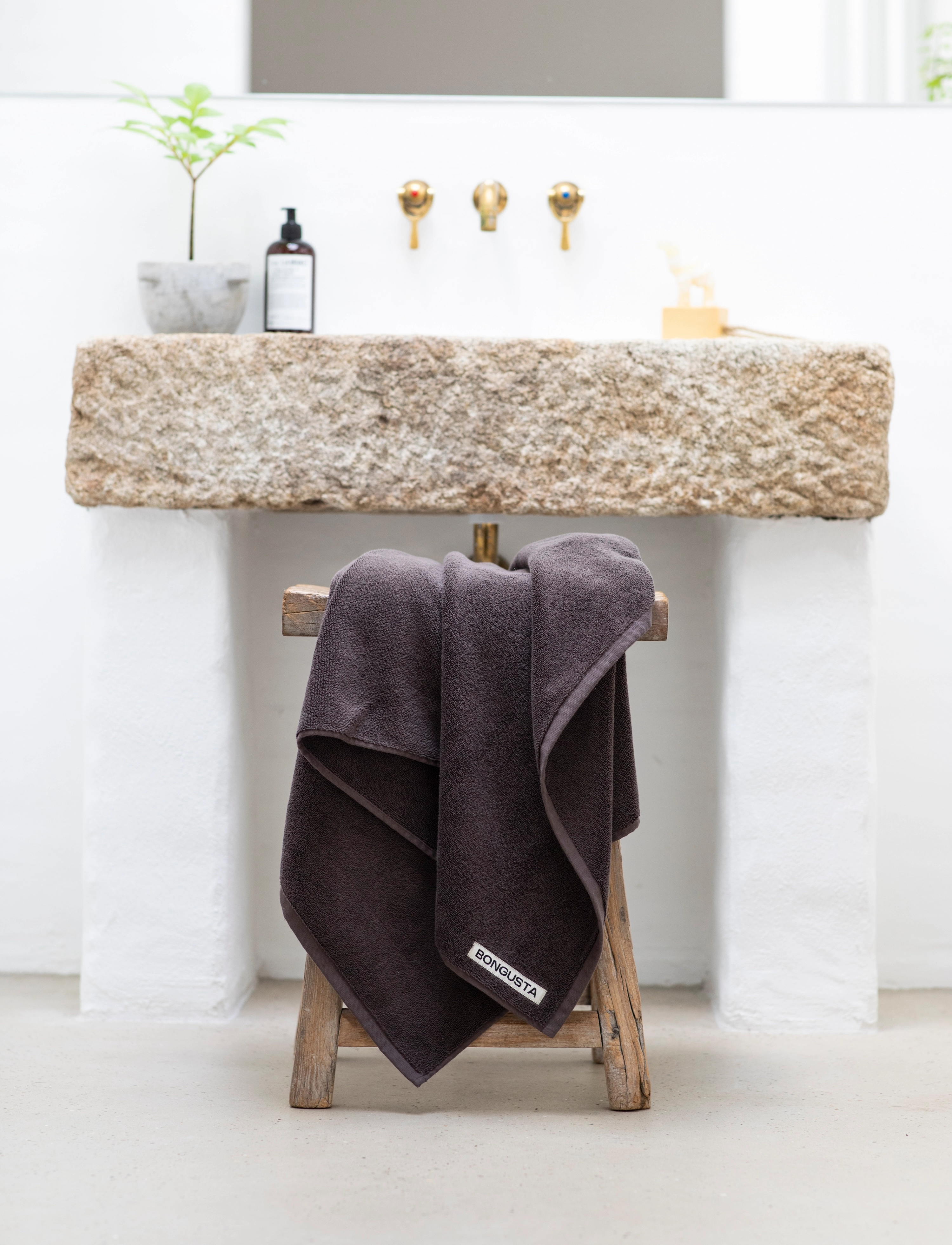 Bongusta Naram Bath Towels, 140X70 cm, Towels & Braun - Homeware