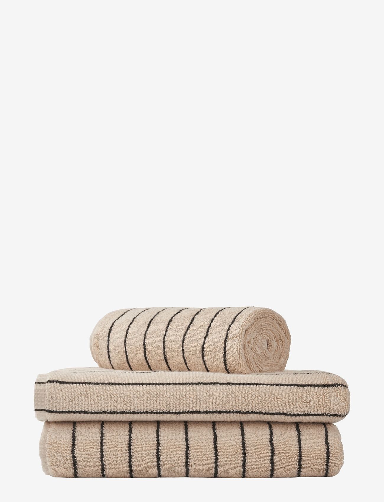 Bongusta - Naram Bath Towel - badetücher - creme & ink - 0