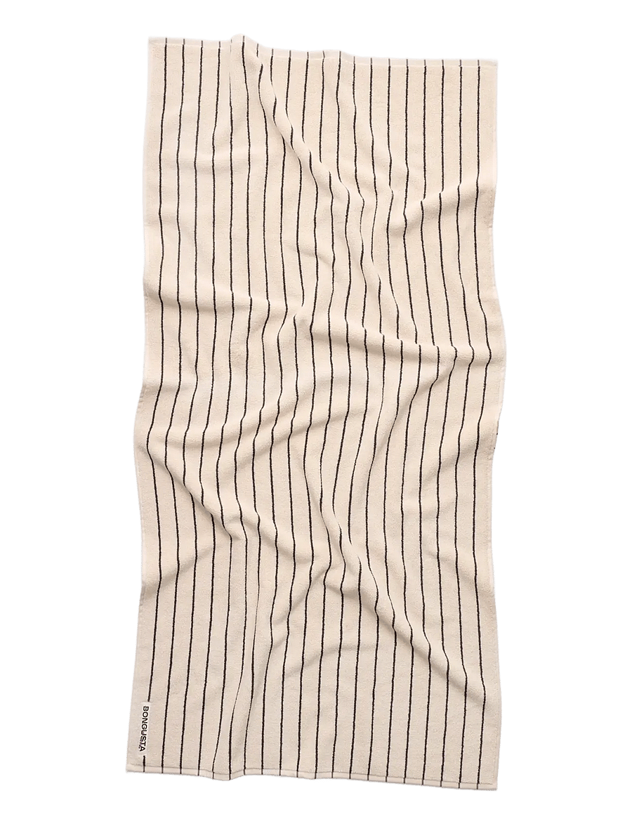 Bongusta - Naram Bath Towels - nach preis einkaufen - creme & ink - 1