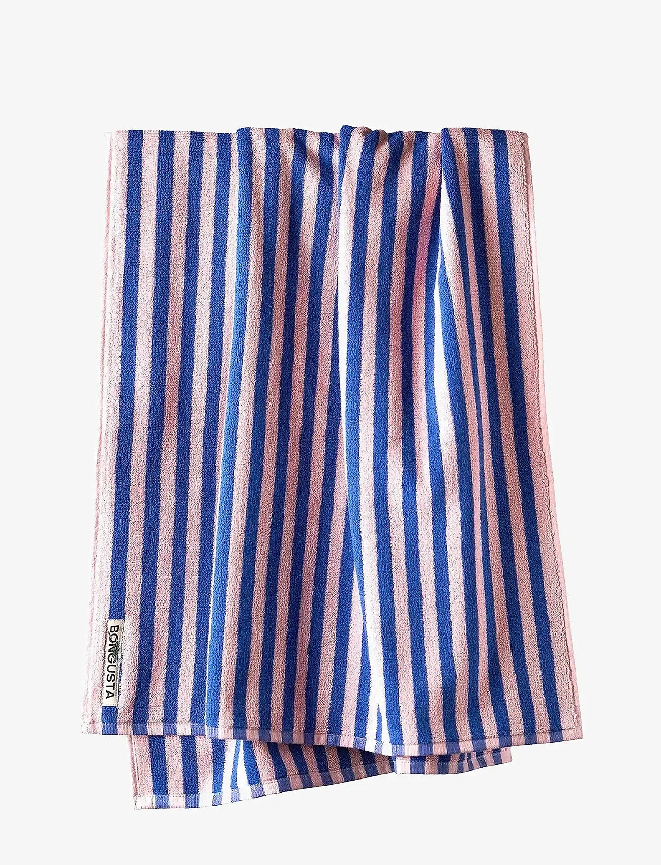 Bongusta - Naram Bath Towel - vannas dvieļi - dazzling blue & rose - 1