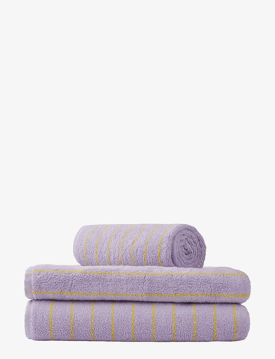 Bongusta - Naram Bath Towels - nach preis einkaufen - lilac and neon yellow - 1