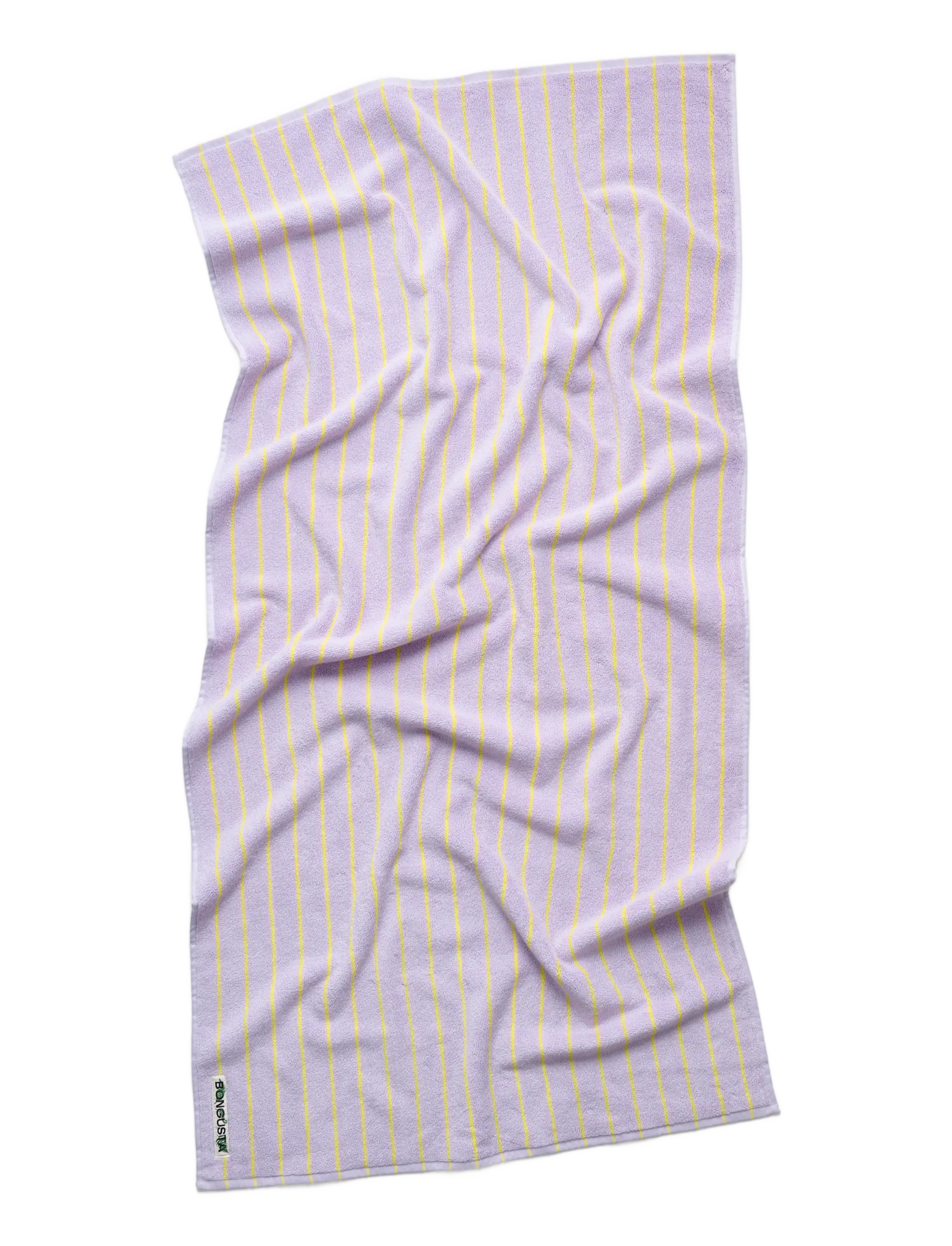 Bongusta Naram Bath Towels - Bongusta - LILAC AND NEON YELLOW / purple