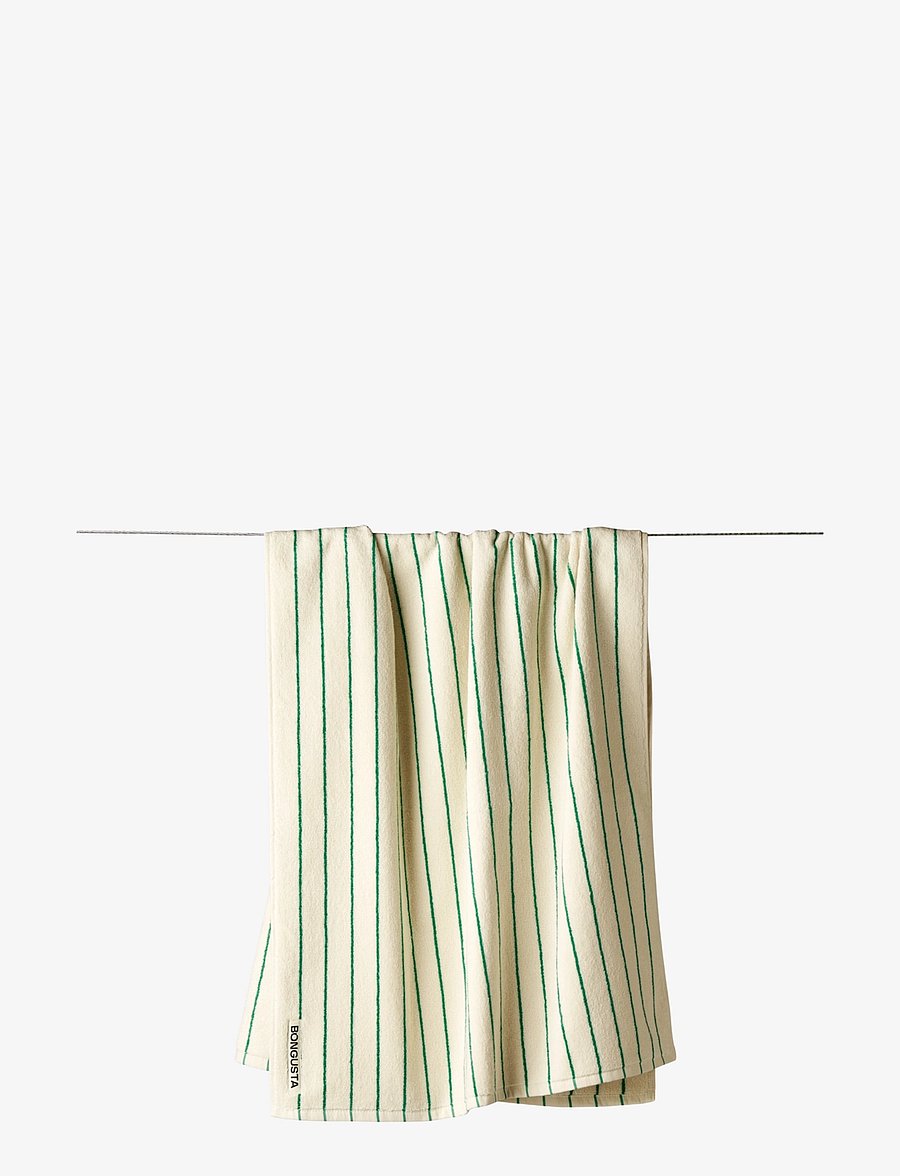 Bongusta - Naram Bath Towels - osta hinna alusel - pure white & grass - 2