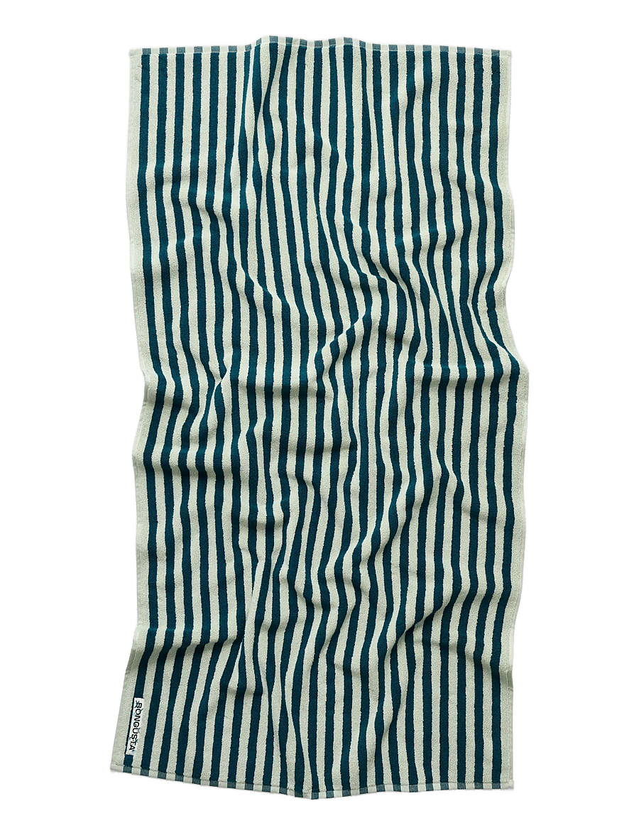 Bongusta - Naram Bath Towels - badetücher - sea foam and deep teal - 0