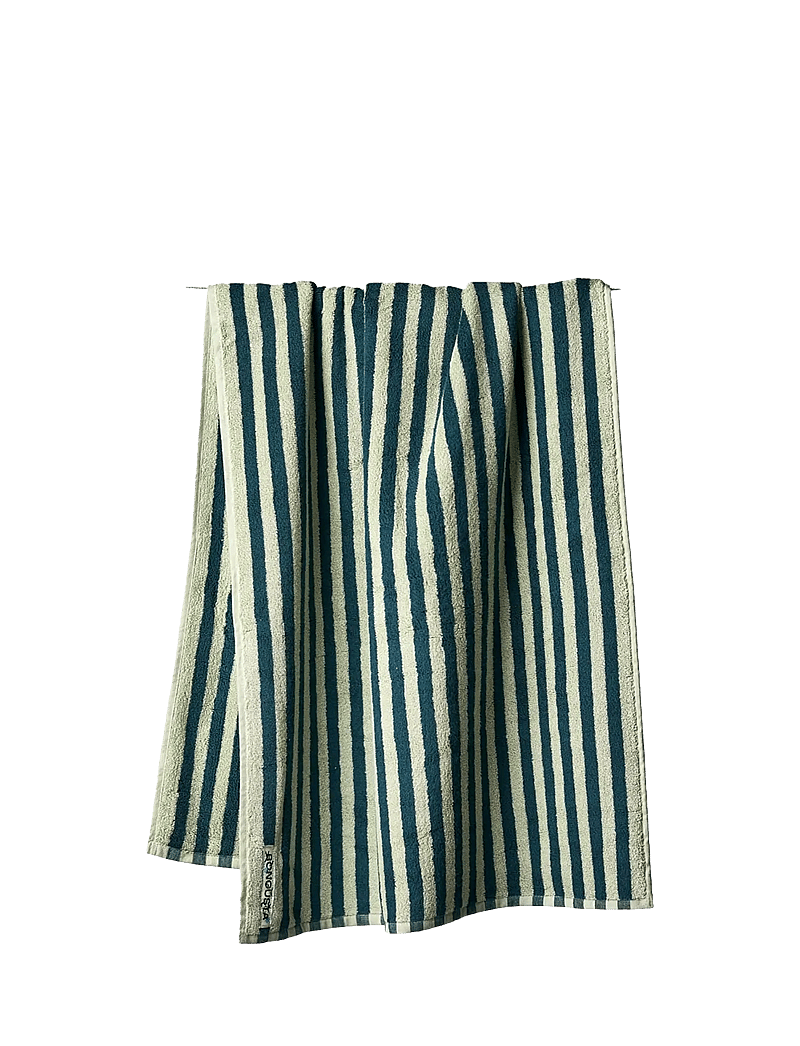 Bongusta - Naram Bath Towel - badetücher - sea foam and deep teal - 1