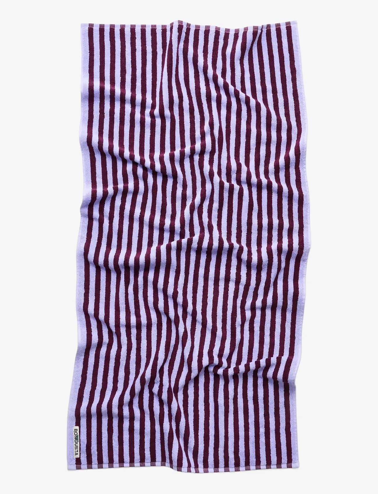 Bongusta - Naram Bath Towels - badlakan - wine & lavender blue - 1