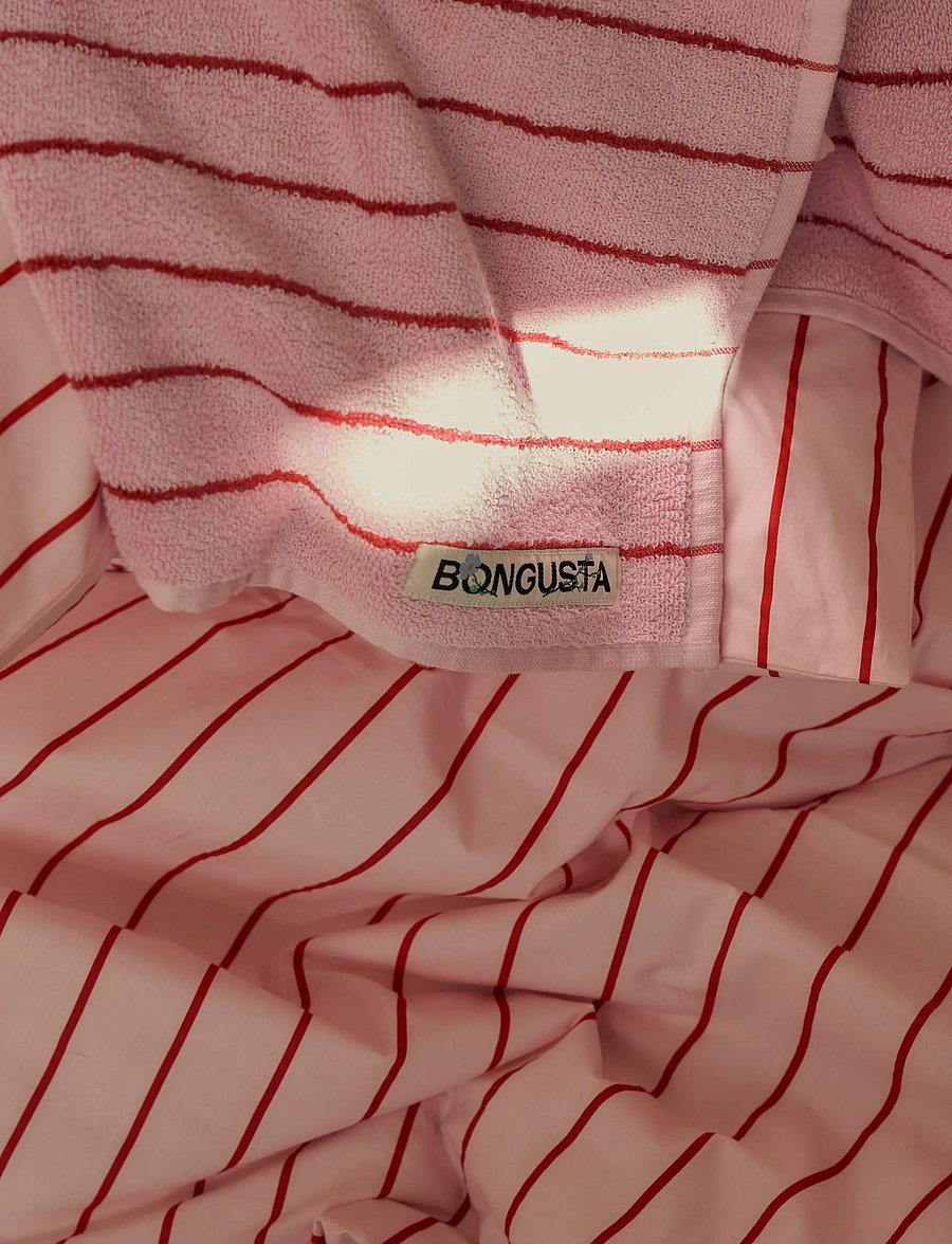 Bongusta - Percale Duvet Cover - tekikotid - baby pink & ski patrol - 2