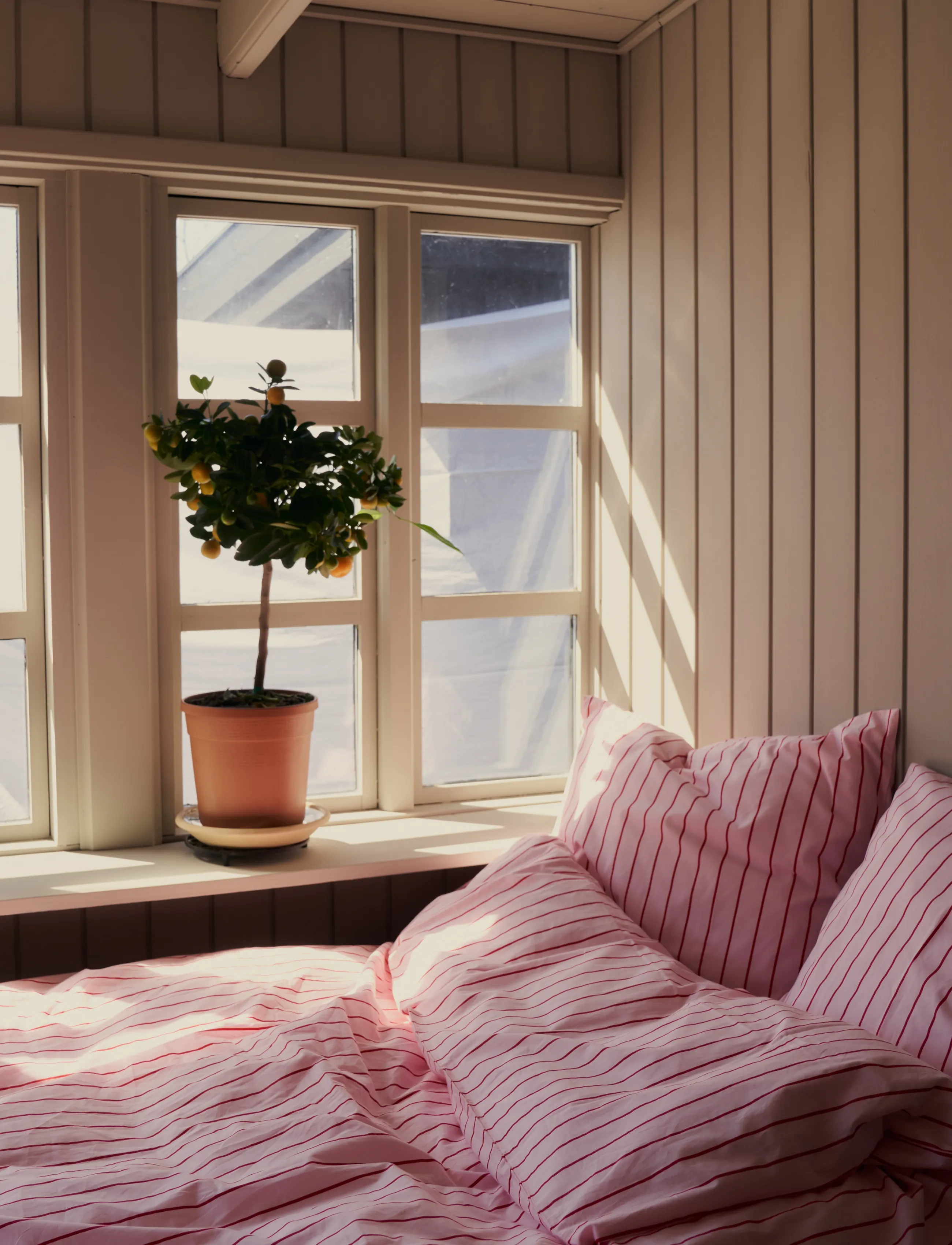 Bongusta - Percale Duvet Cover - baby pink & ski patrol - 5