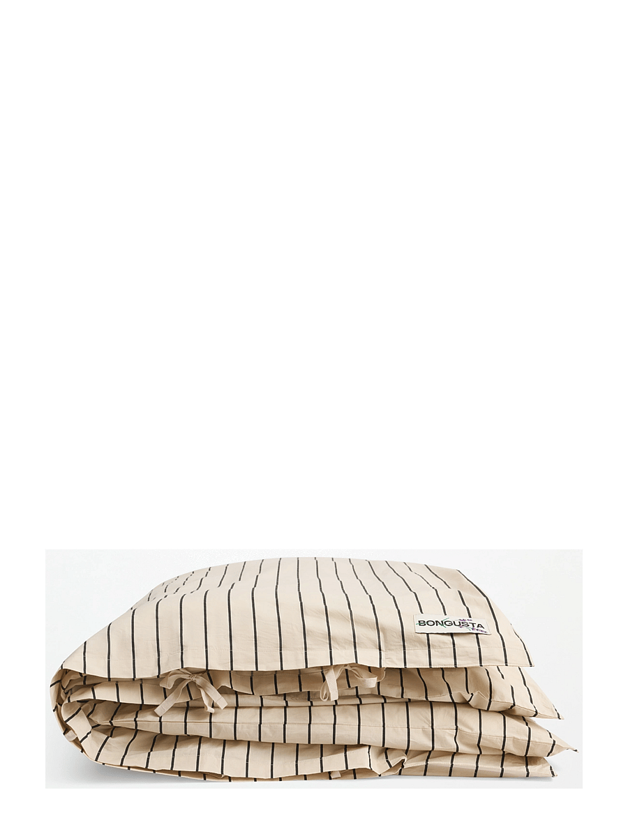 Bongusta - Percale Duvet Cover - tekikotid - creme & ink - 1