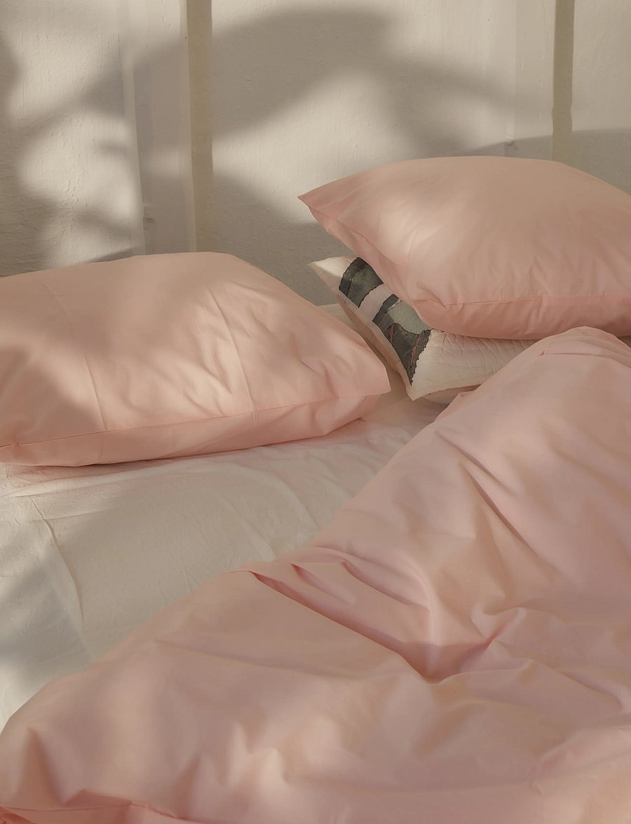 Bongusta - Percale Duvet Cover - pussilakanat - blush - 0