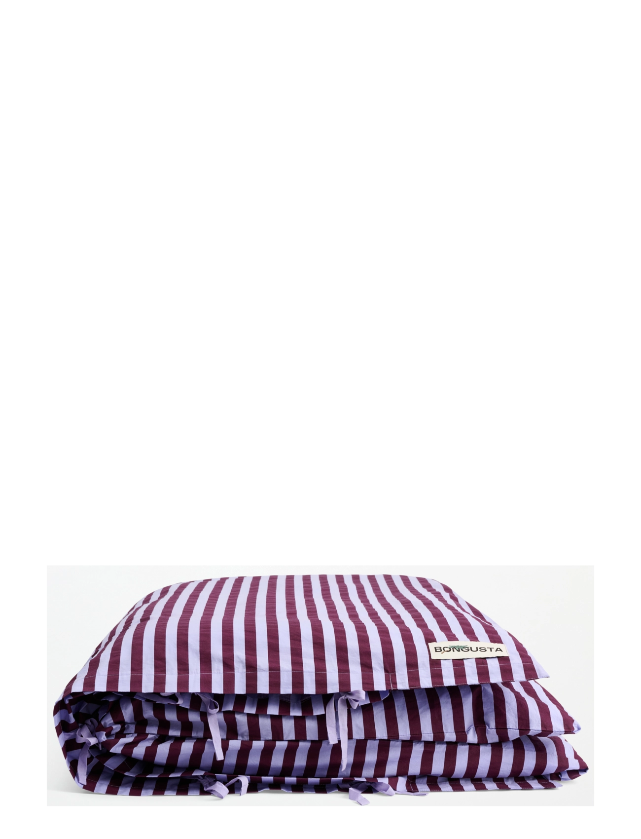 Bongusta Percale Duvet Cover - Tekstiler - WINE & LAVENDER BLUE / purple
