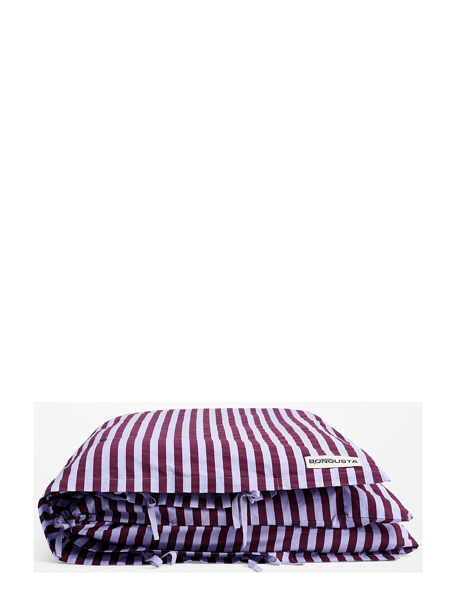 Bongusta - Percale Duvet Cover - tekikotid - wine & lavender blue - 1