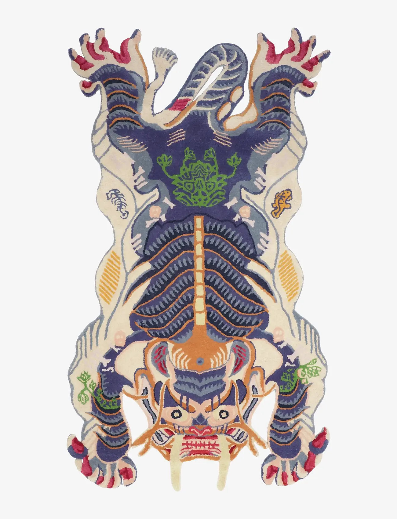 Bongusta - Dragon Rug Small - køb efter pris - multi - 0