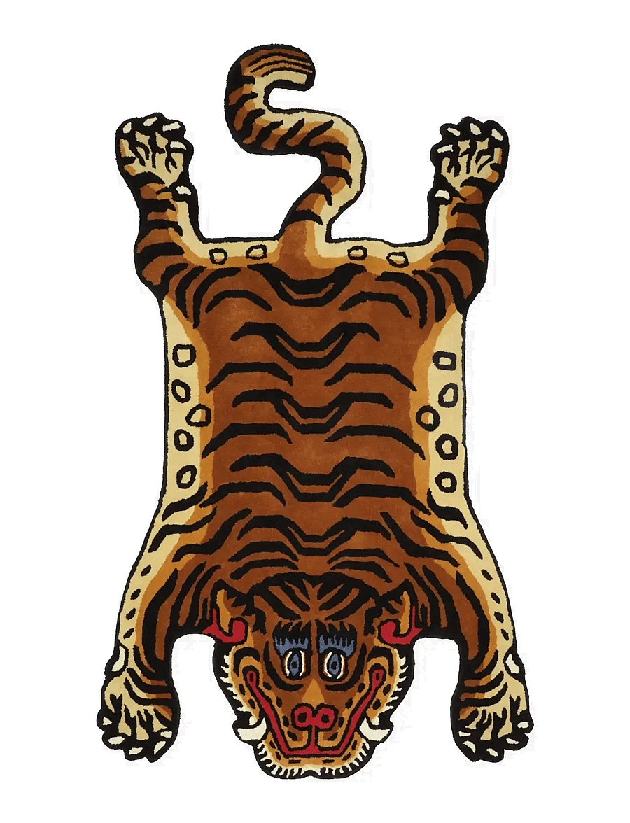Bongusta - Tiger Rug Small - asymmetrische teppiche - multi - 0