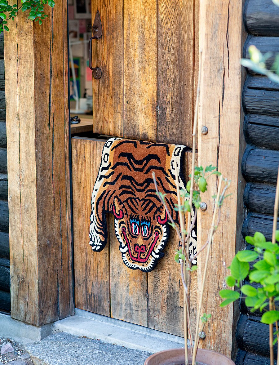 Bongusta - Tiger Rug Small - asymmetrische teppiche - multi - 2