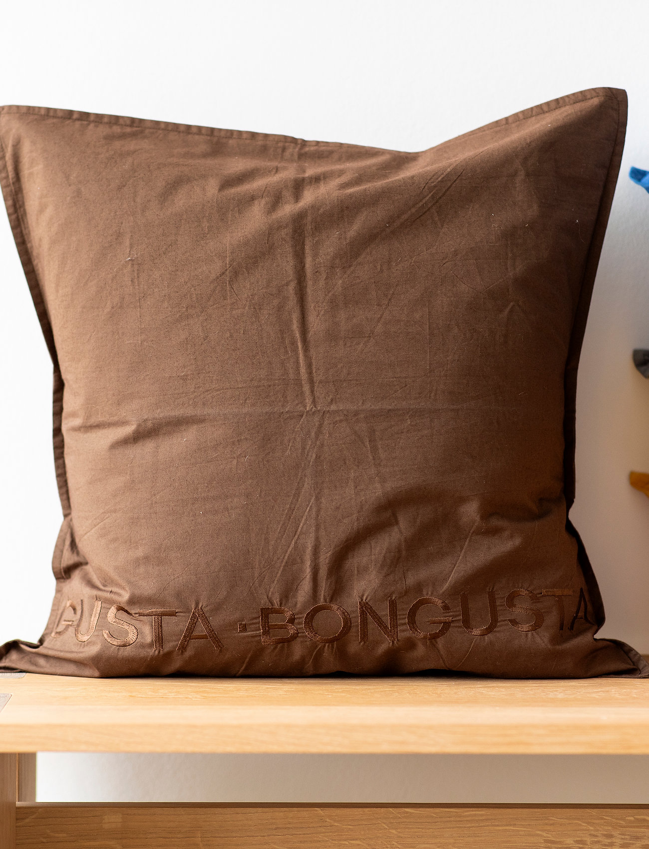 Bongusta - Halo pillow case - de laveste prisene - brown - 1