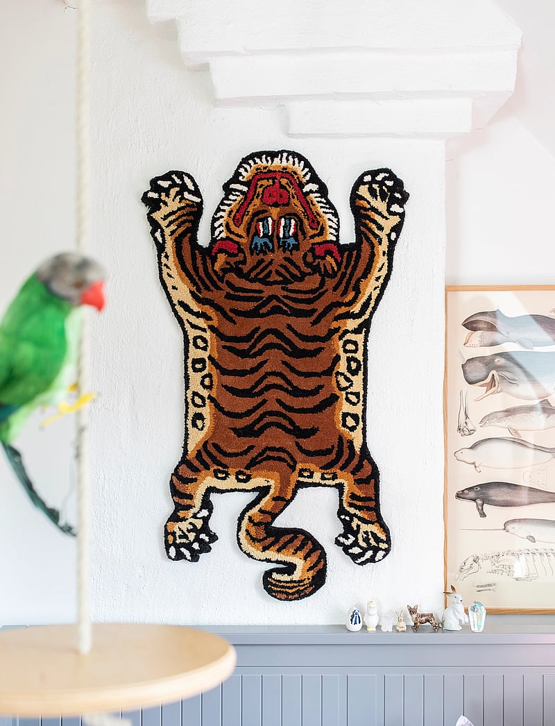 Bongusta - Tiger Rug Baby - asymmetrische vloerkleden - multi - 3