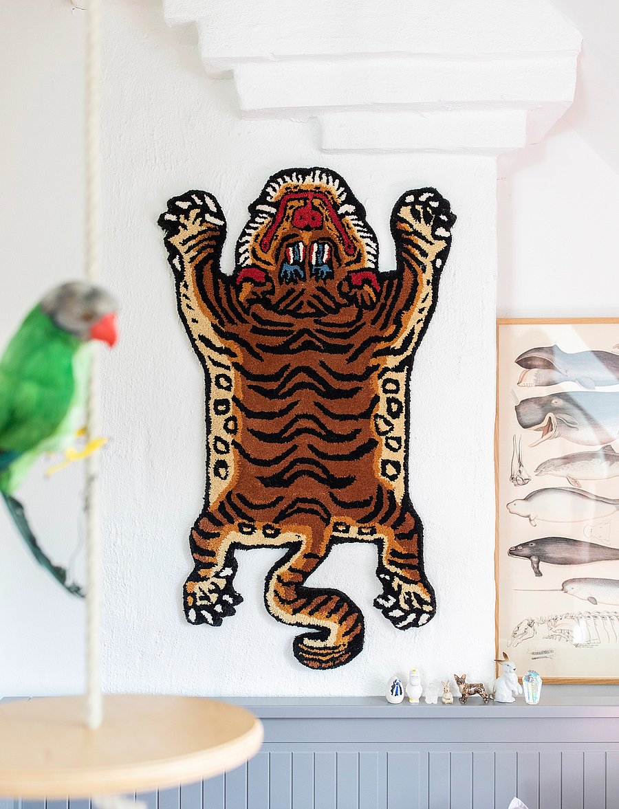 Bongusta - Tiger Rug Baby - asymmetrische teppiche - multi - 3