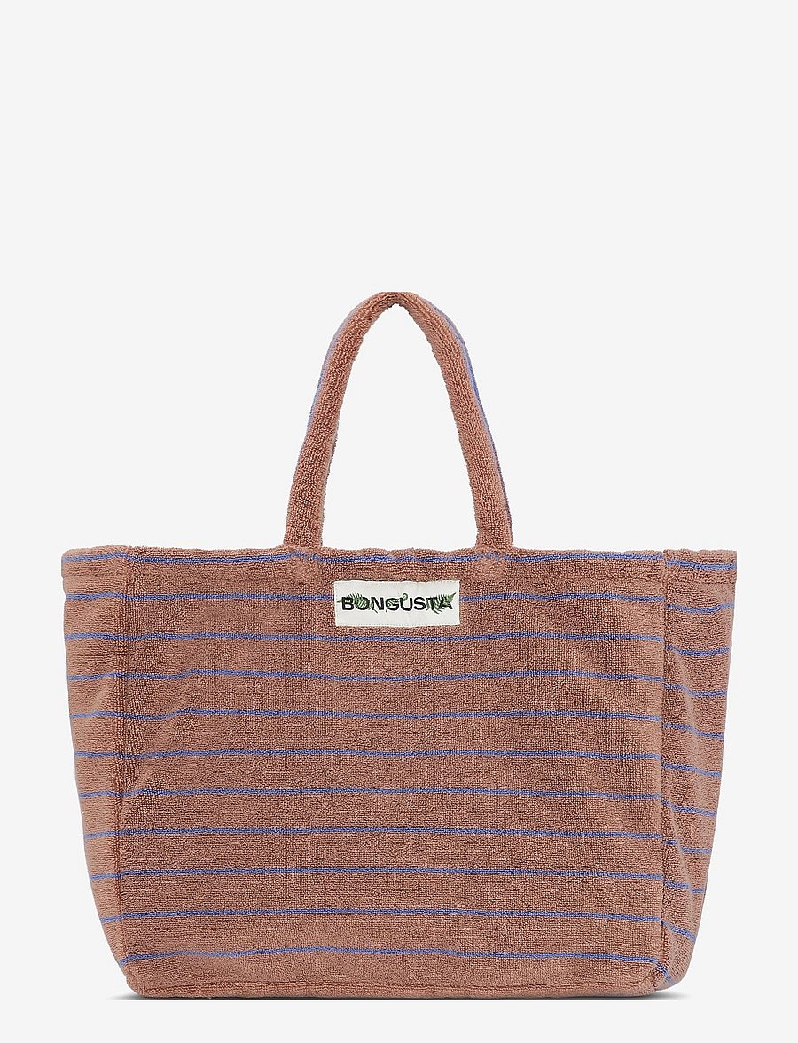 Bongusta - Naram Weekend Bag - tote bags - camel & ultramarine - 0