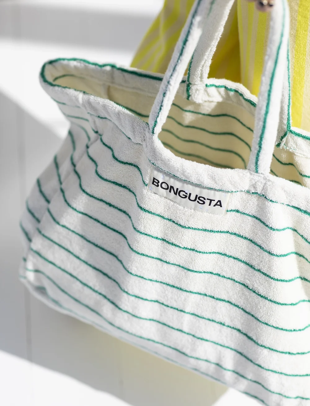 Bongusta - Naram Weekend Bag - totes - pure white & grass - 3