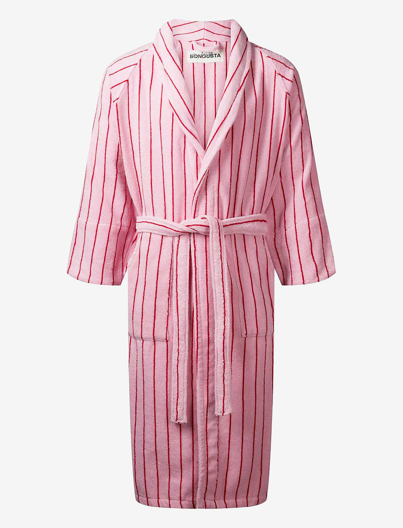 Bongusta - Naram Bathrobe - køb efter pris - baby pink & ski patrol - 0