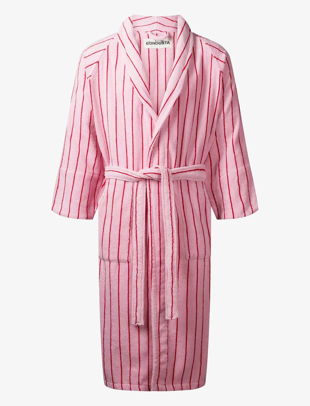 Bongusta - Naram Bathrobe - køb efter pris - baby pink & ski patrol - 0