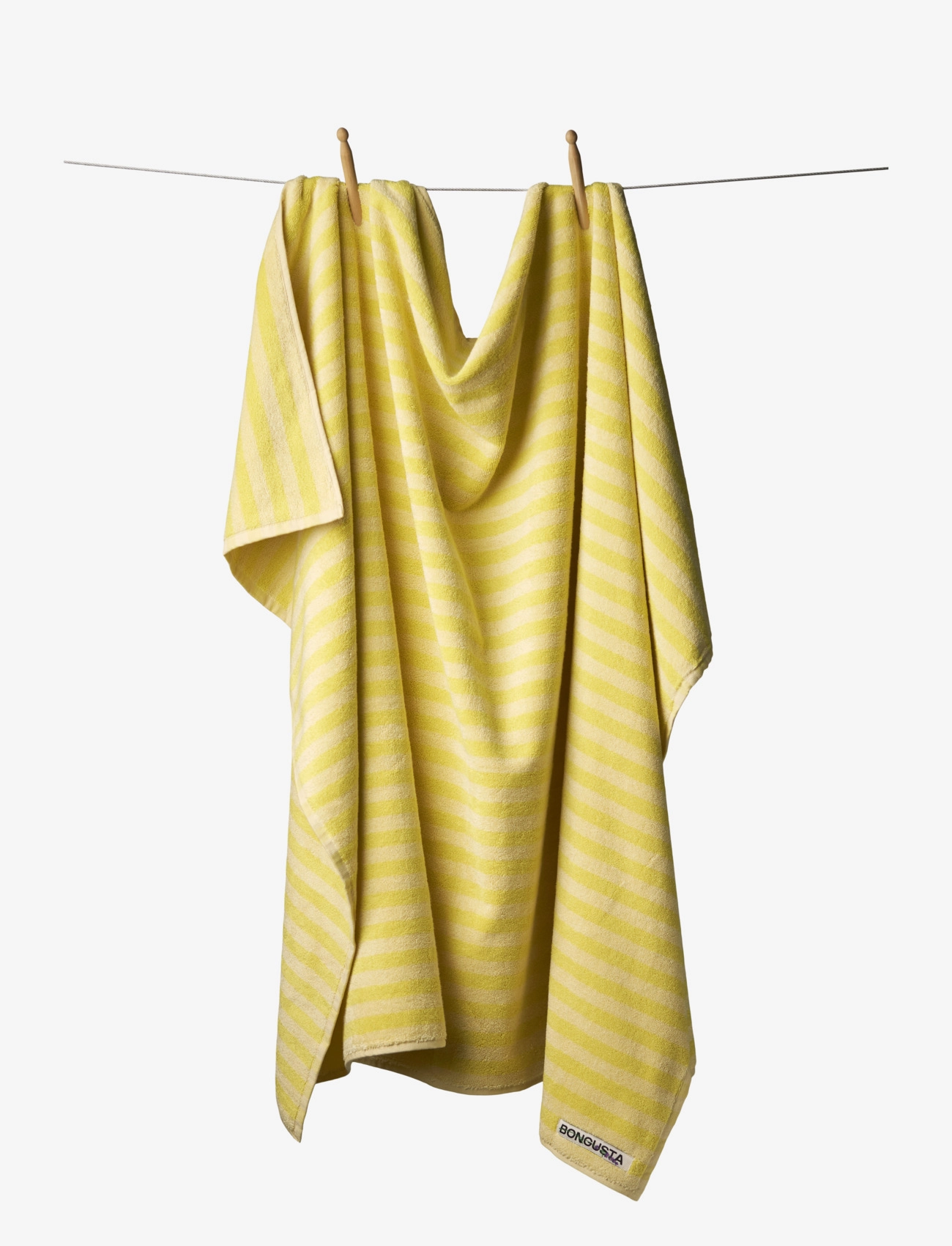 Bongusta Naram Bath Sheets, Bath Håndklæde, Gul, Str: 100X150CM