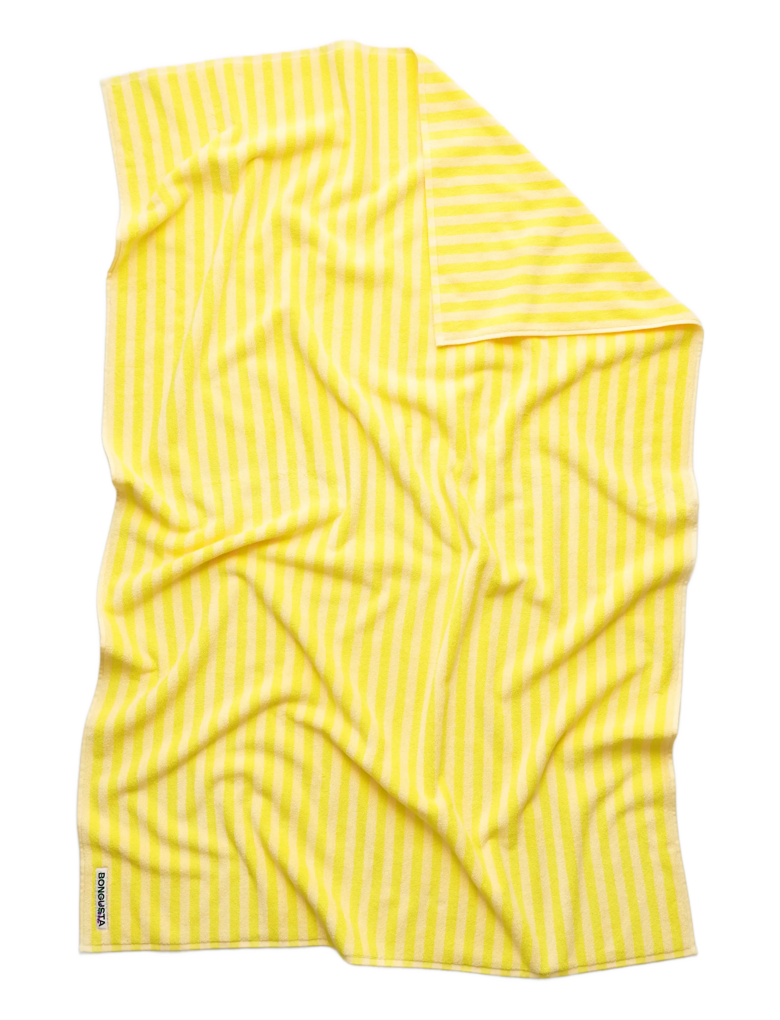 Bongusta Naram Bath Sheets, Bath Håndklæde, Gul, Str: 100X150CM