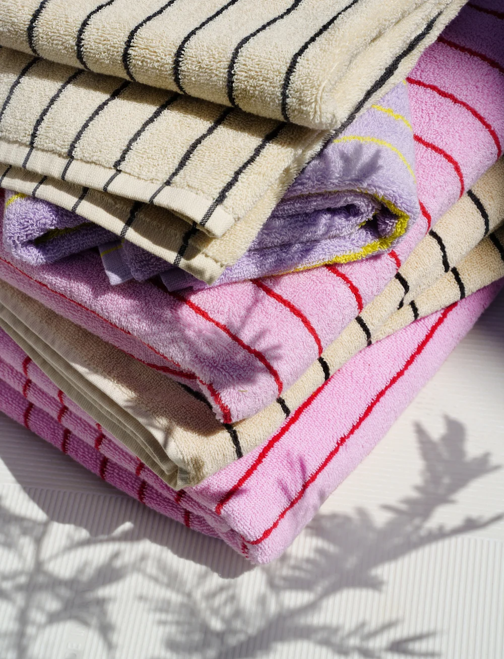 Bongusta - Naram Bath Sheet - badlakan - baby pink & ski patrol - 4