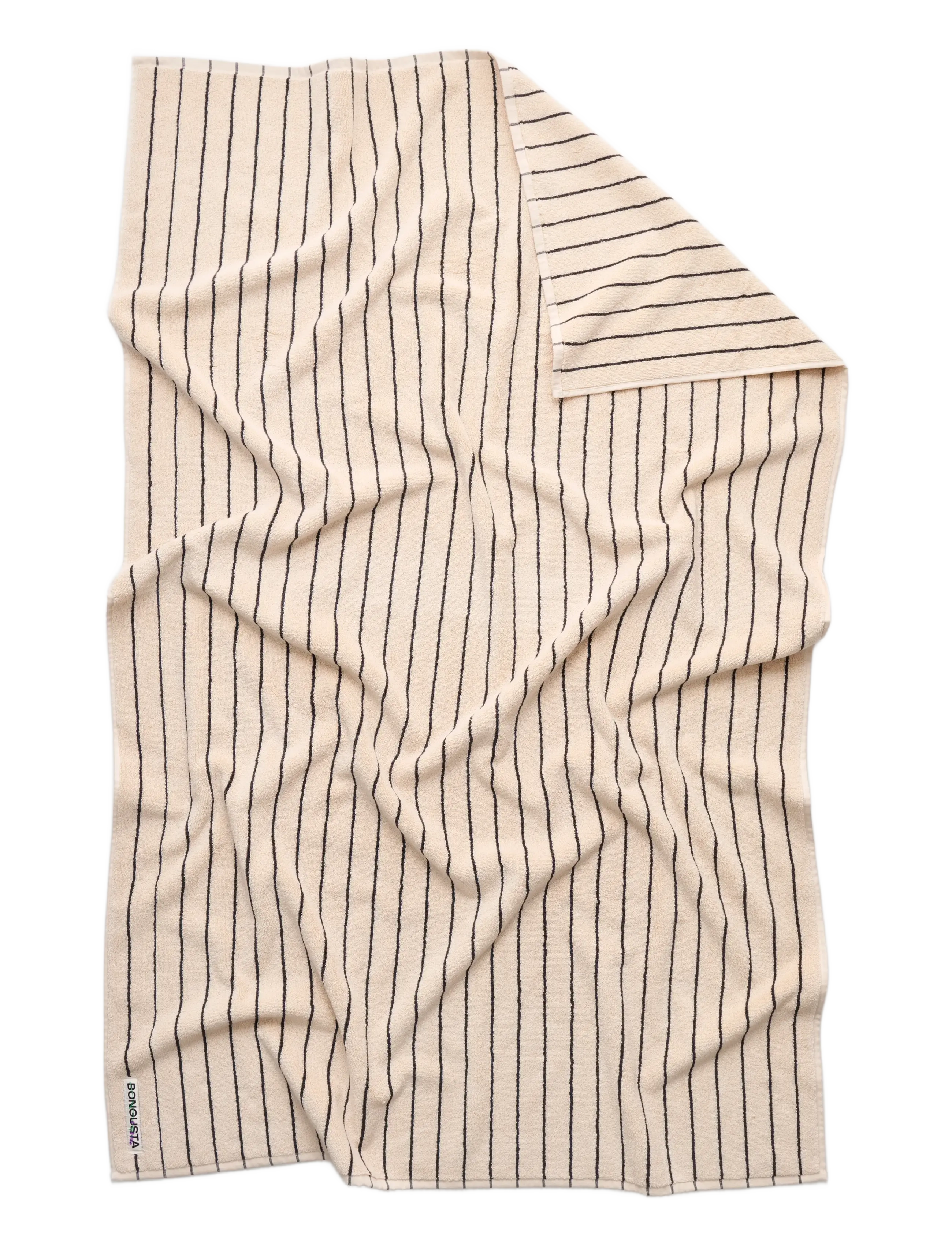 Bongusta Naram Bath Sheets, Bath Håndklæde, Beige, Str: 100X150CM