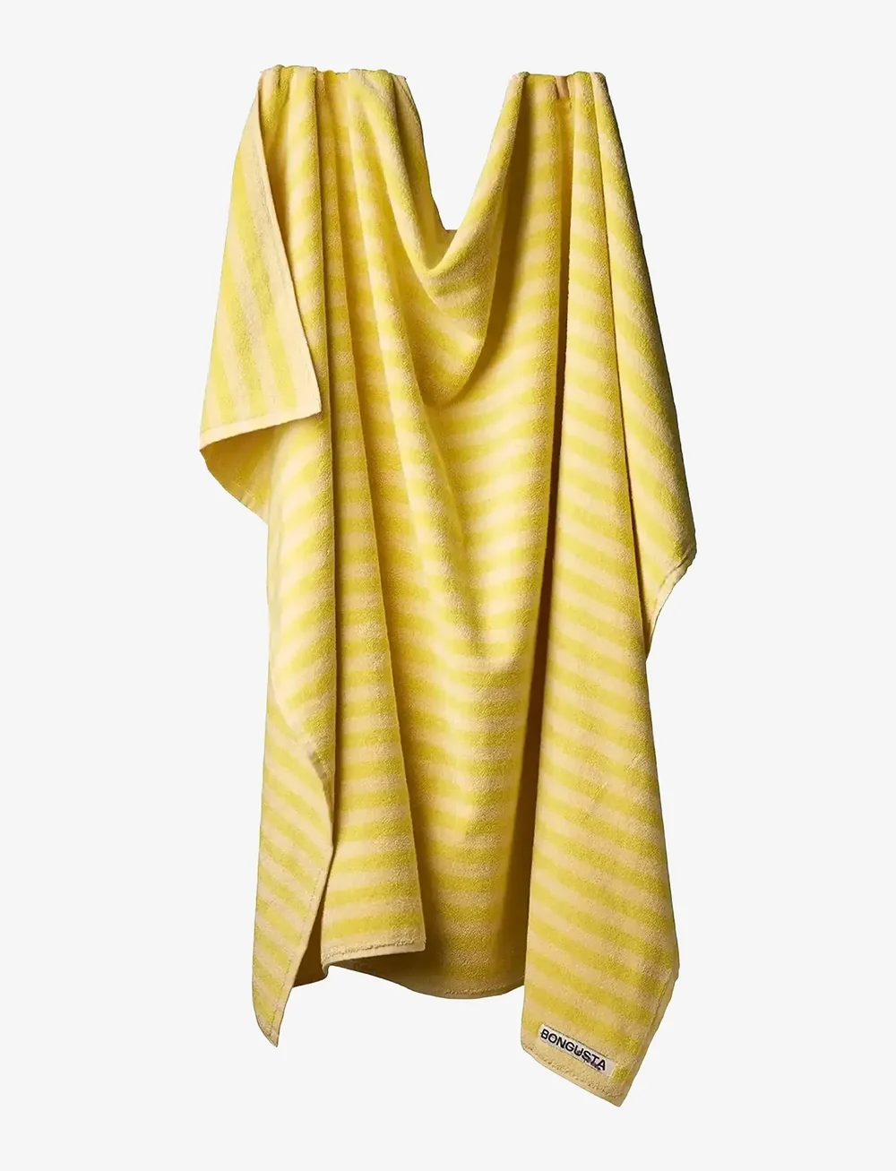 Bongusta - Naram Bath Sheet - badlakan - pristine & neon yellow - 0