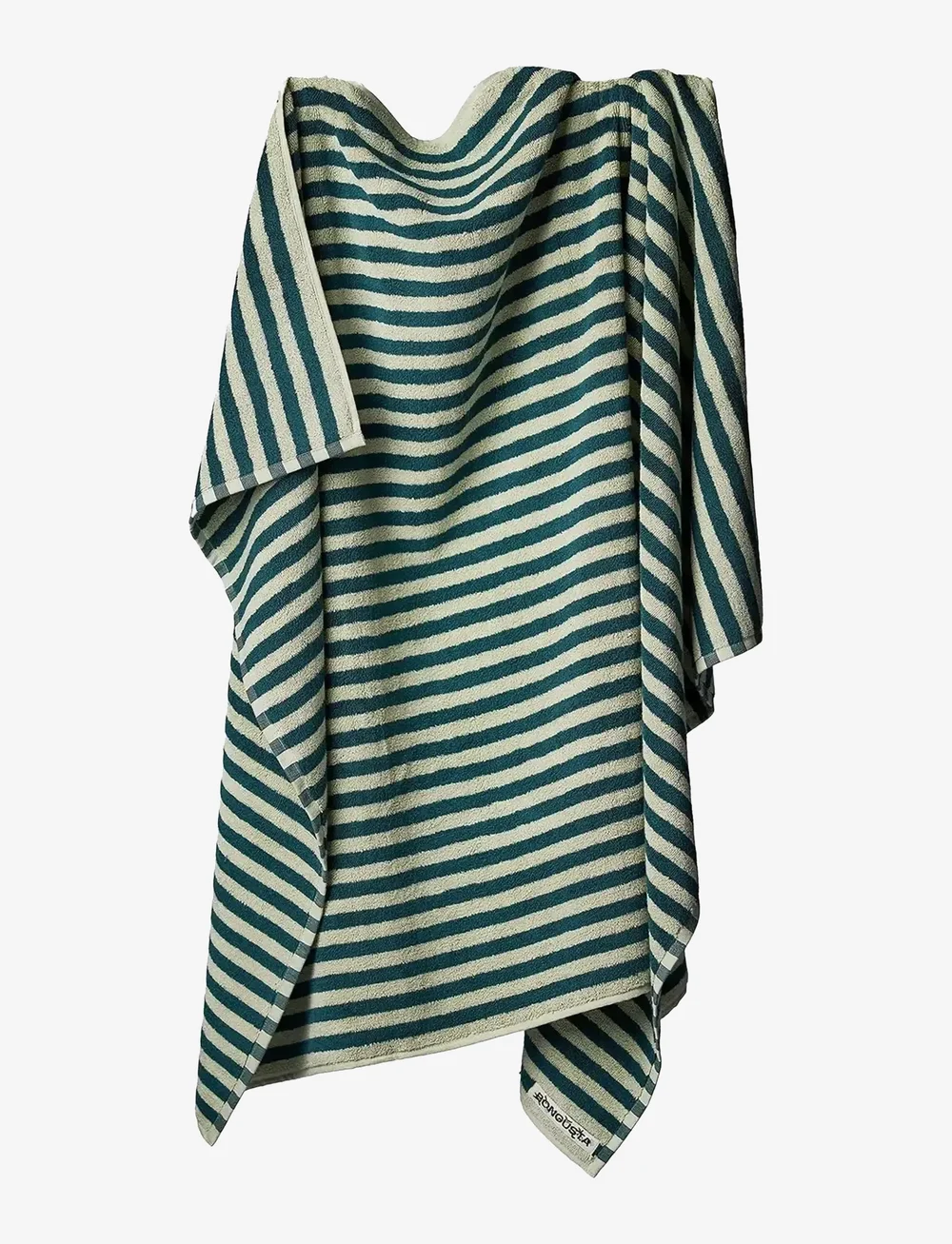 Bongusta - Naram Bath Sheet - bath towels - sea foam and deep teal - 0