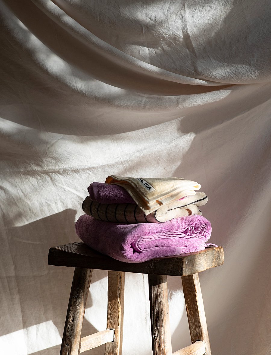 Bongusta - Naram Bath Sheets - badetücher - soft fuchsia - 4